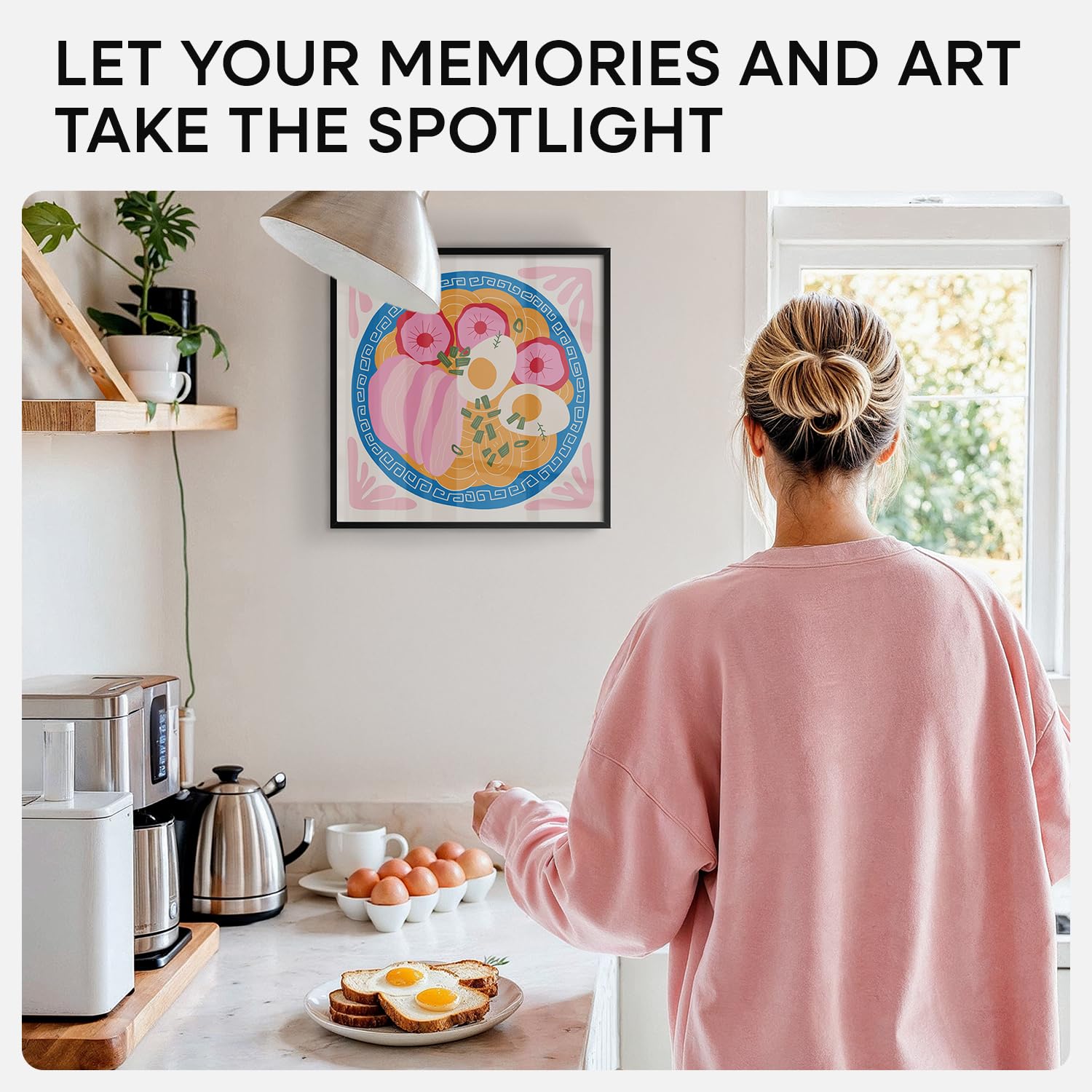 Homeforia frame mat 12x12 detail highlights gallery-ready negative space.