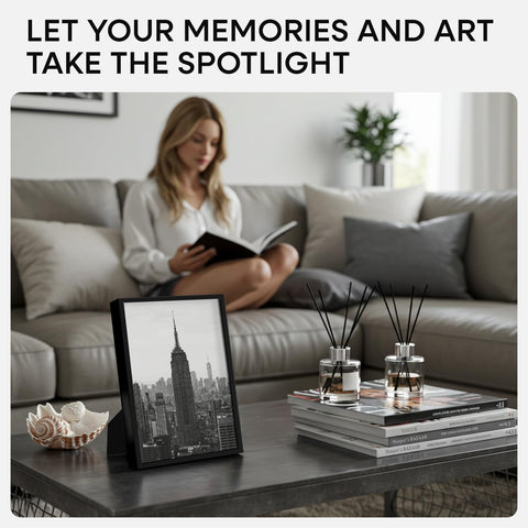 Homeforia frame with 7x10 white mat creates inviting negative space.