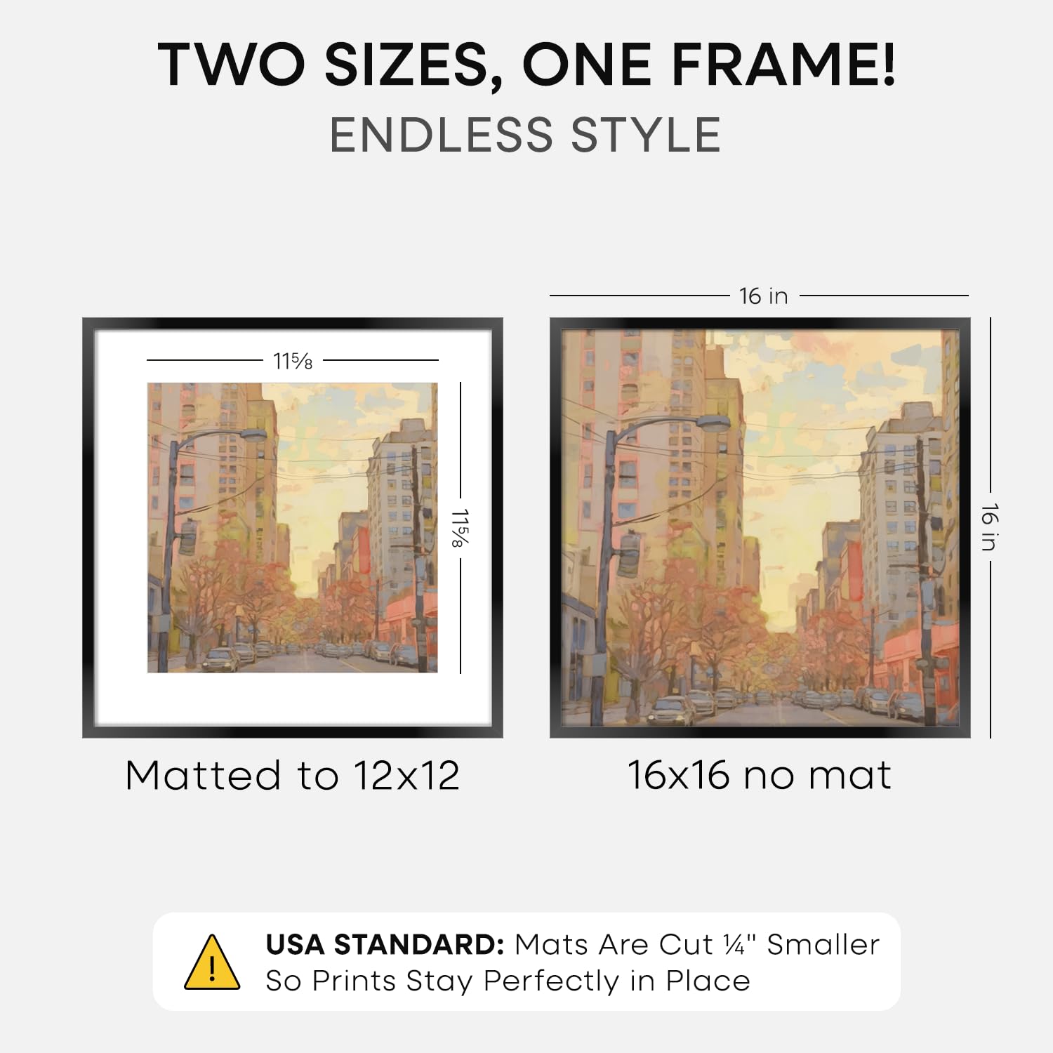 Homeforia tempered glass provides true clarity for prints