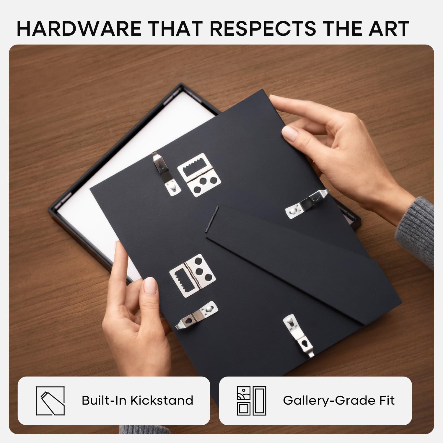 Homeforia frame delivers boutique look with edge-to-edge display option.