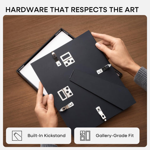 Homeforia frame delivers boutique look with edge-to-edge display option.