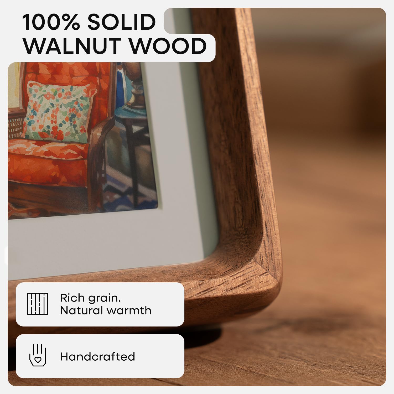 Homeforia tempered glass offers ultra-clear photo viewing