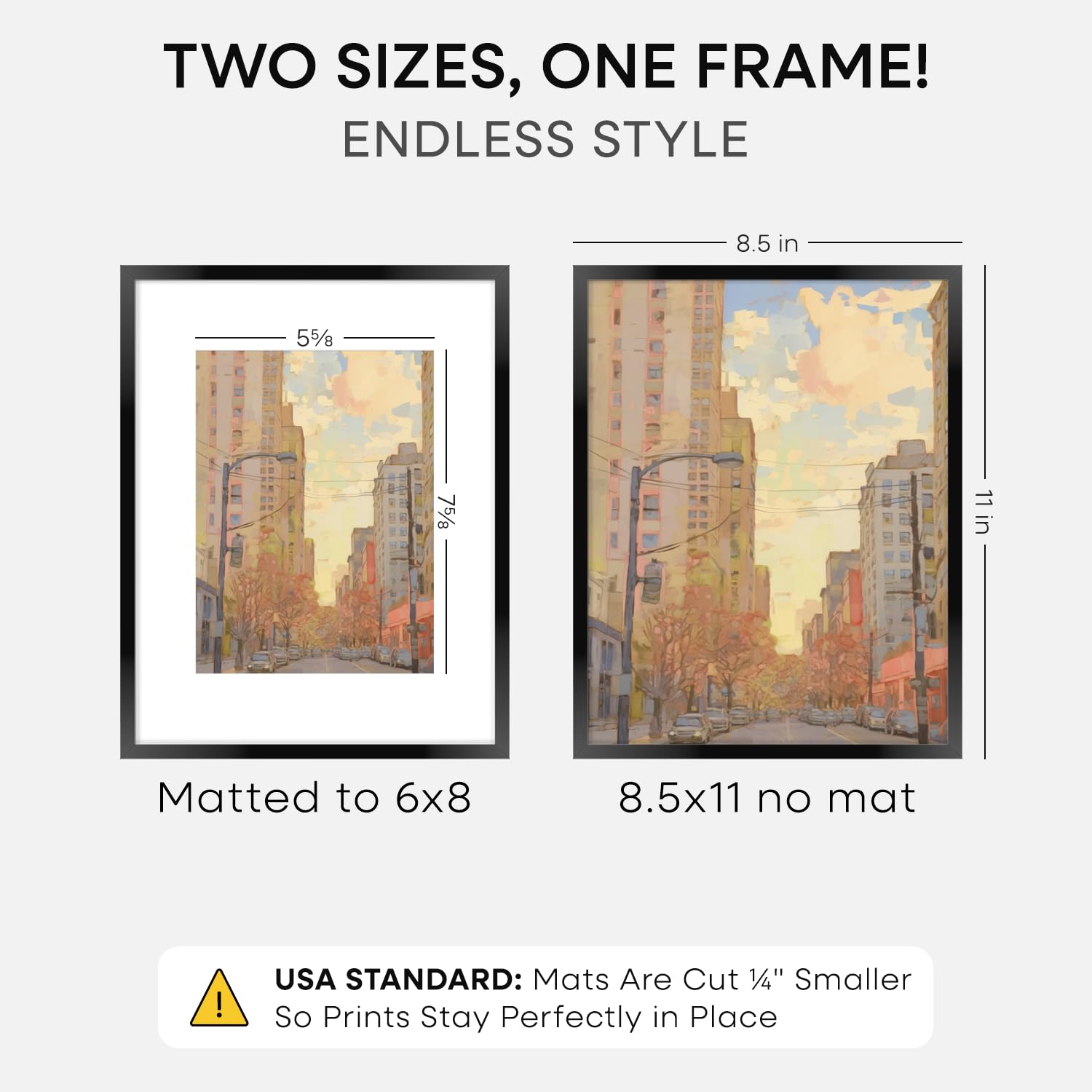 Homeforia tempered glass frame delivering true clarity for photos.