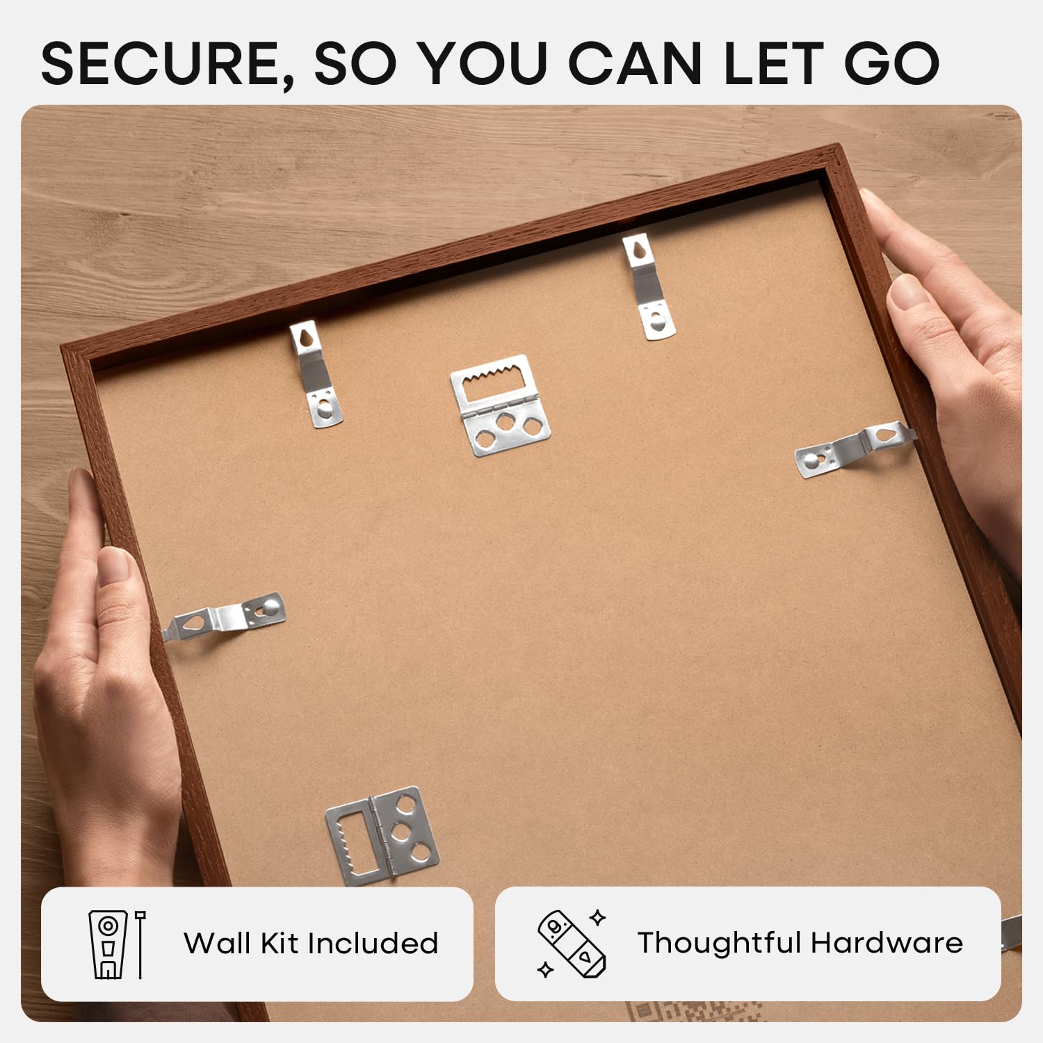 Homeforia wall kit mounted for easy, elegant display.