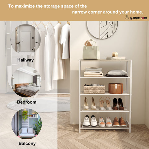 HOMEFORT quick assembly with labeled parts and clear instructions