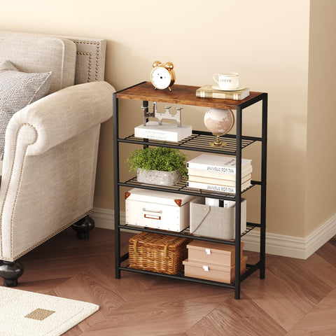 HOMEFORT entryway-narrow-space shoe rack maximizes small spaces.