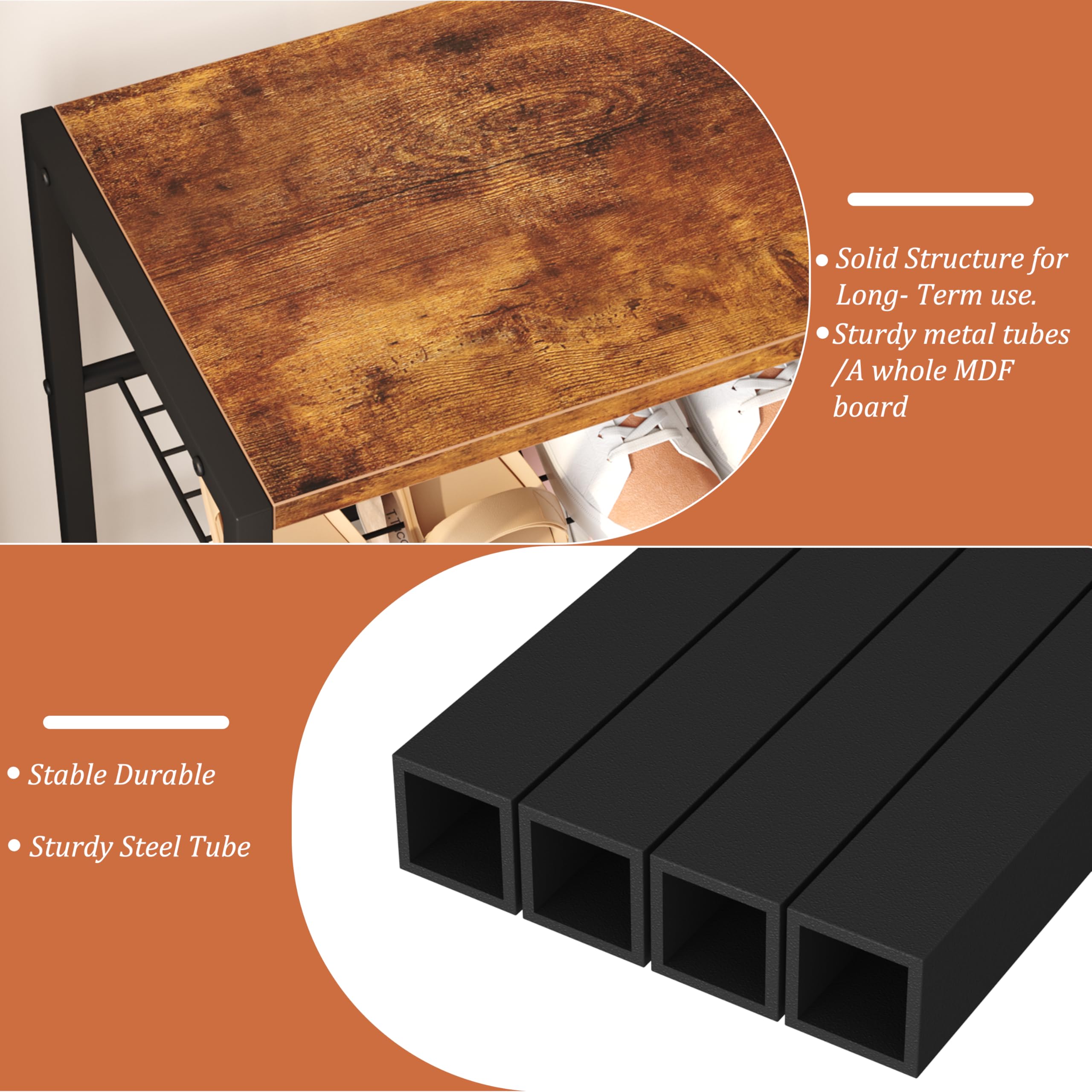 HOMEFORT assembly-steps image highlights quick setup.