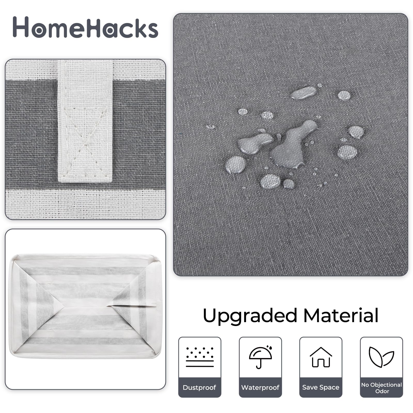 HomeHacks cotton-flax fabric offers lightweight feel and simple maintenance