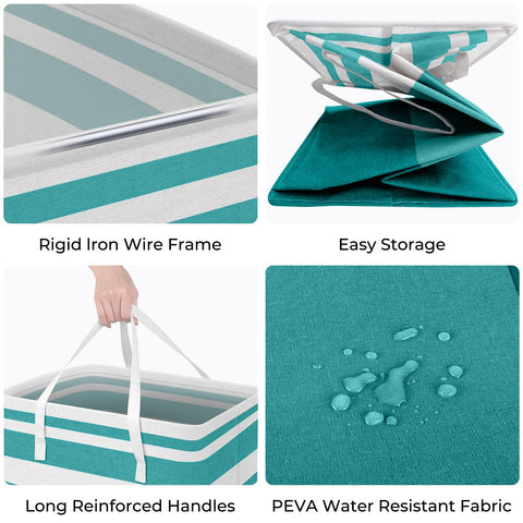HomeHacks 88L capacity basket shown full for dorm or family use