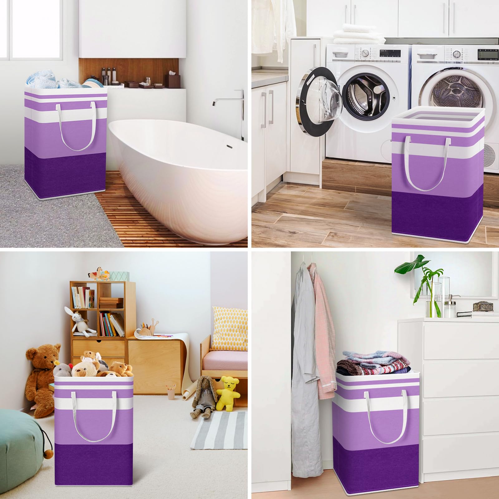 HomeHacks collapsible design folds flat for compact storage.