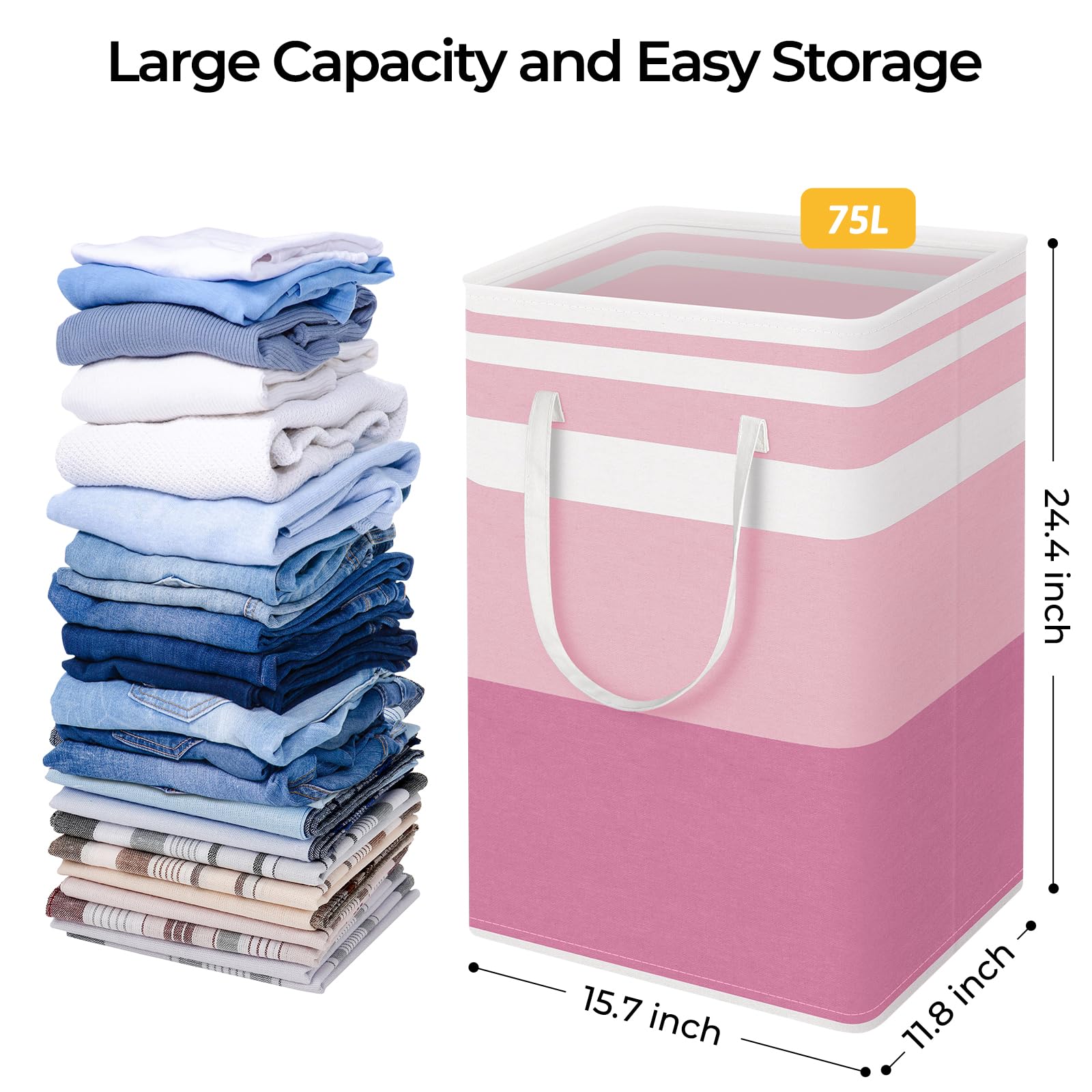 HomeHacks double reinforced handles for easy transport even when full.