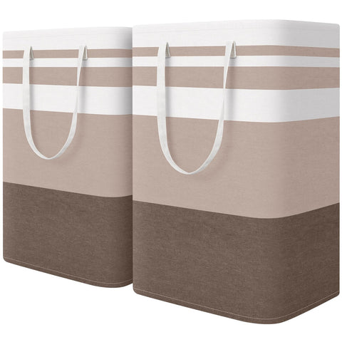 HomeHacks large laundry basket frame shows a sturdy freestanding design for upright organization.