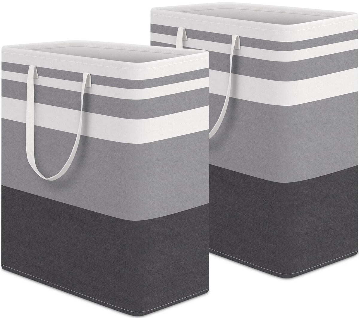 HomeHacks Laundry Basket 100L shows ample capacity for clothes and toys in dorm rooms.