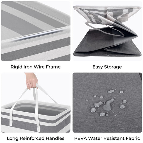 HomeHacks-laundry-basket-large-capacity: 88L capacity for clothes, pillows, and bulky items.