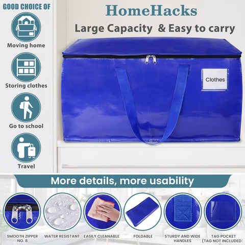 HomeHacks 93L blue stacked design for space-saving storage