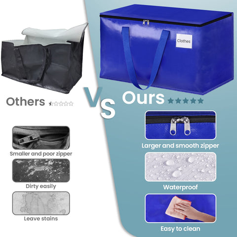 HomeHacks 93L blue zipper detail for durable secure closure