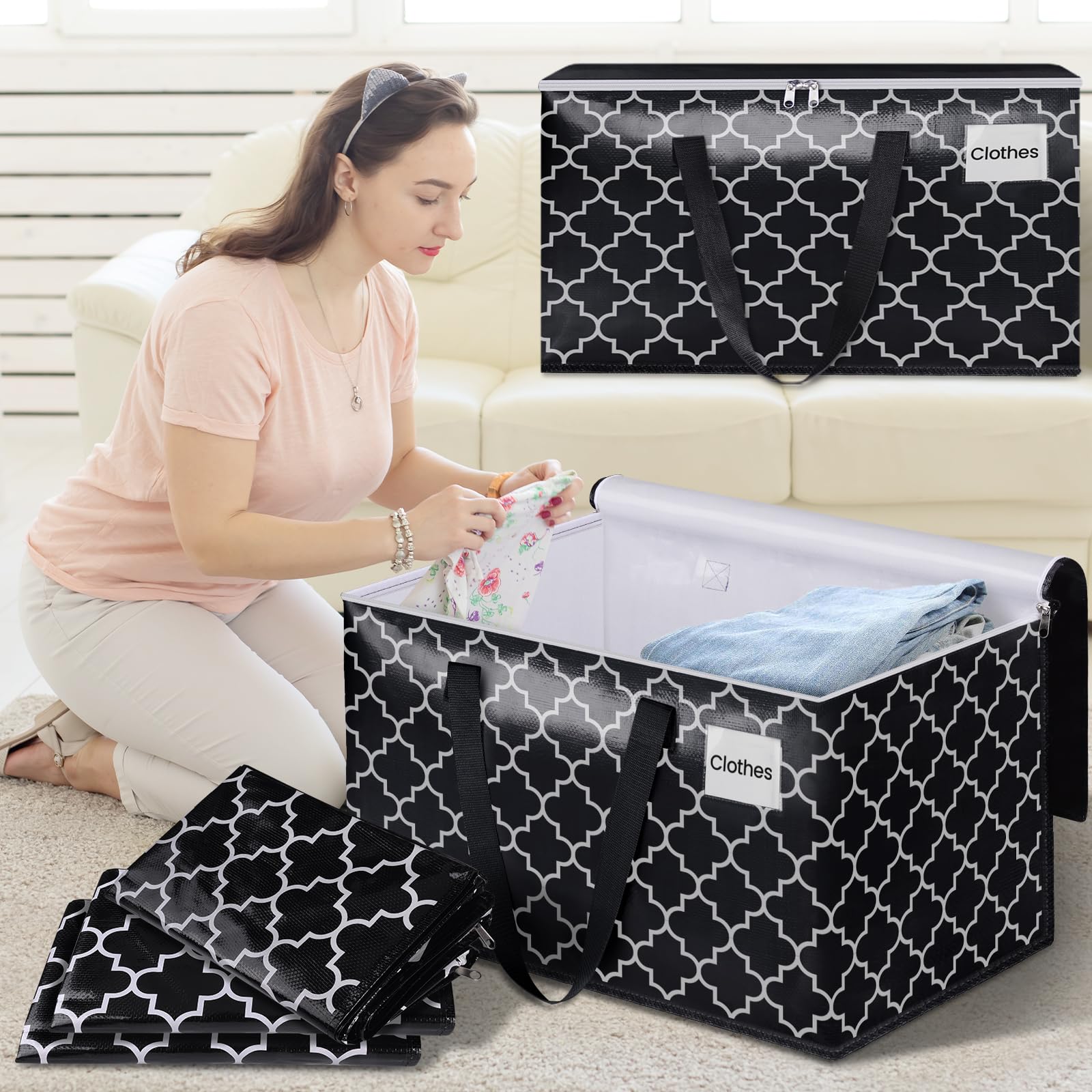 Versatile HomeHacks bags ideal for moving, camping, and dorm room organization.