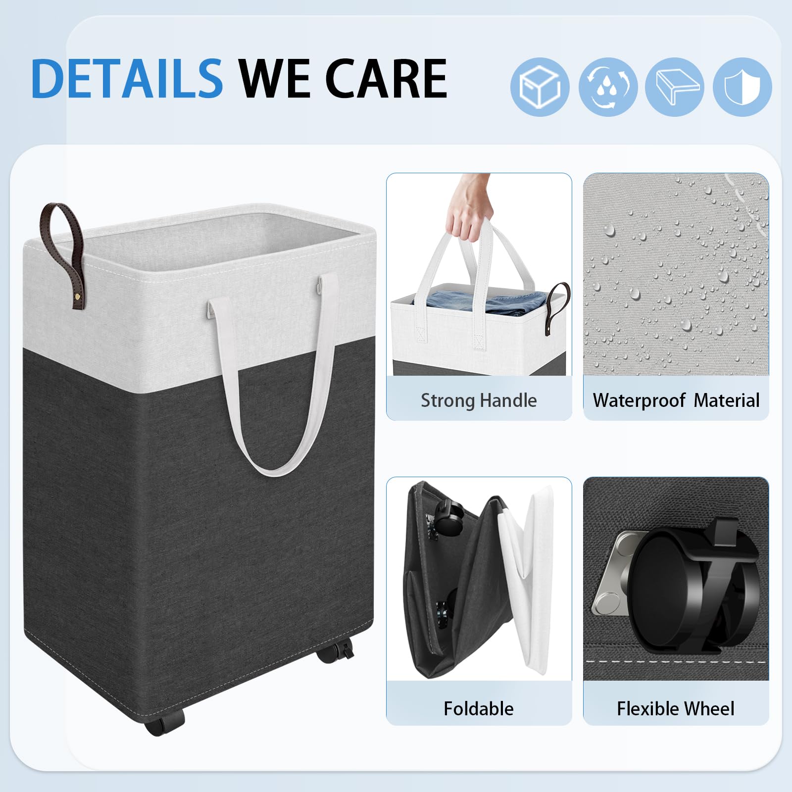 HomeHacks PEVA lining simplifies cleaning and resists stains.