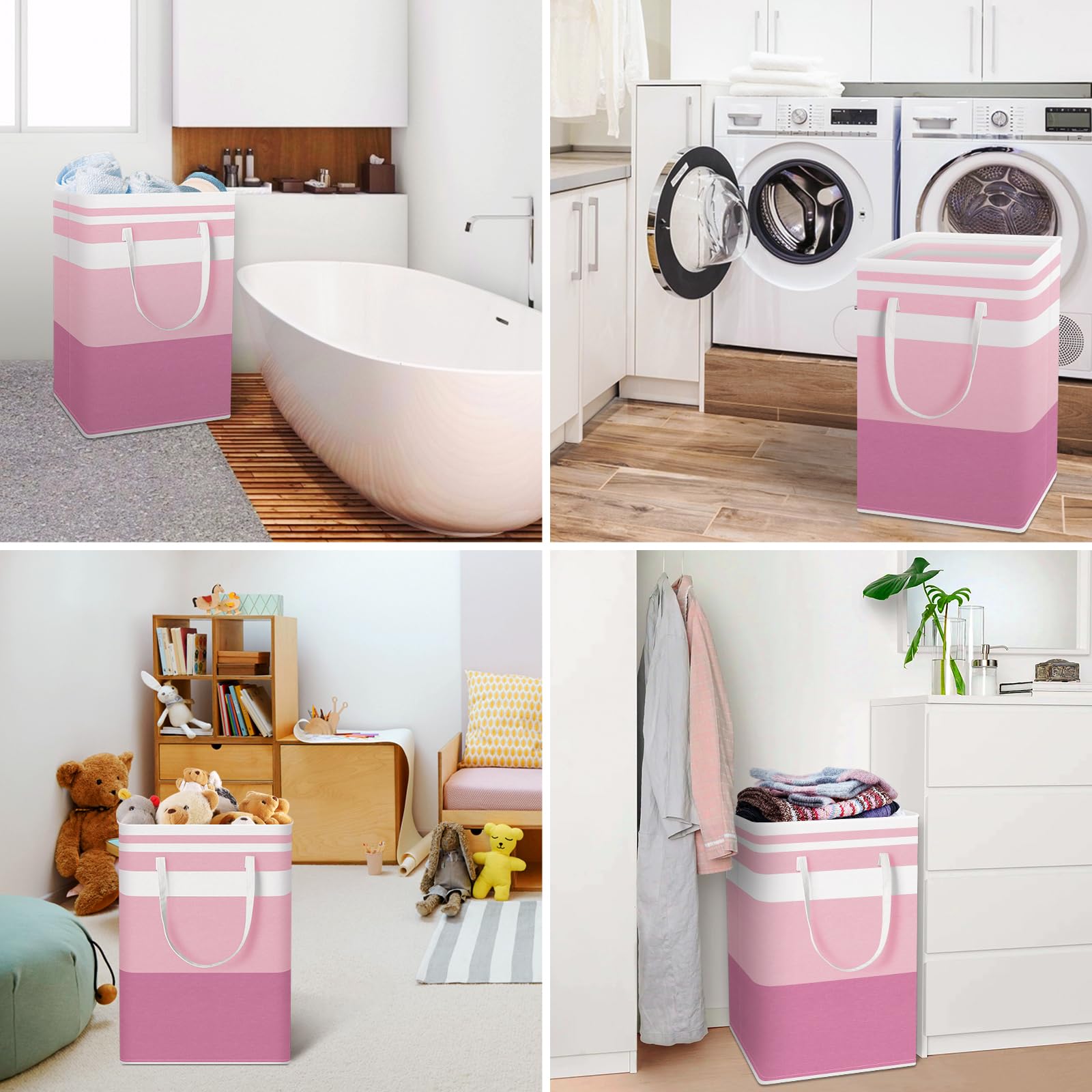 HomeHacks PEVA waterproof interior coating keeps contents dry and easy to wipe.