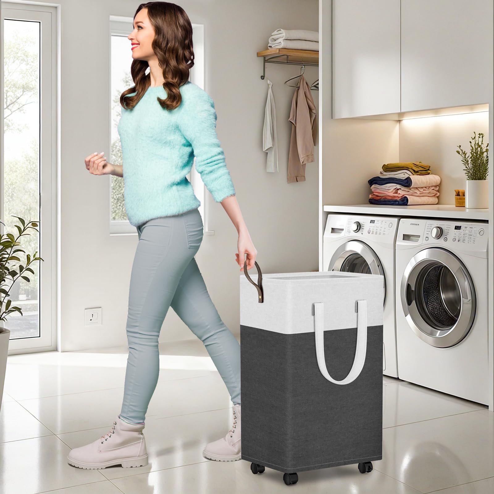 HomeHacks waterproof coating protects contents during rainy-season laundry days.