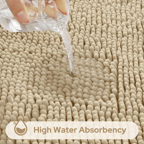 HOMEIDEAS Non-Slip Bottom delivers stable footing on tile floors.