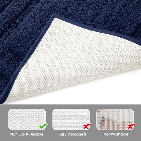 HOMEIDEAS absorbent microfiber quickly wicks water to keep floors dry.