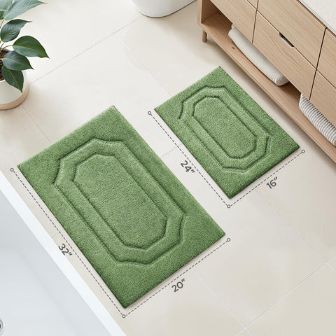 HOMEIDEAS multi-use rug fits bathroom, bedroom, or entryway
