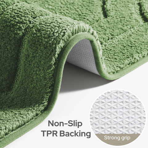 HOMEIDEAS plush microfiber detail shows velvety texture and absorption