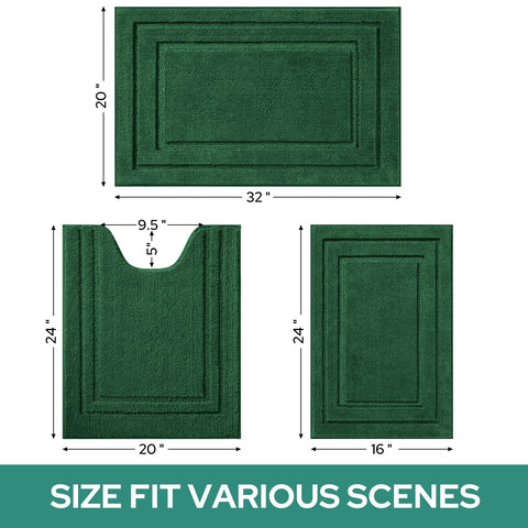 HOMEIDEAS 16x24 rug ready for sinks or showers