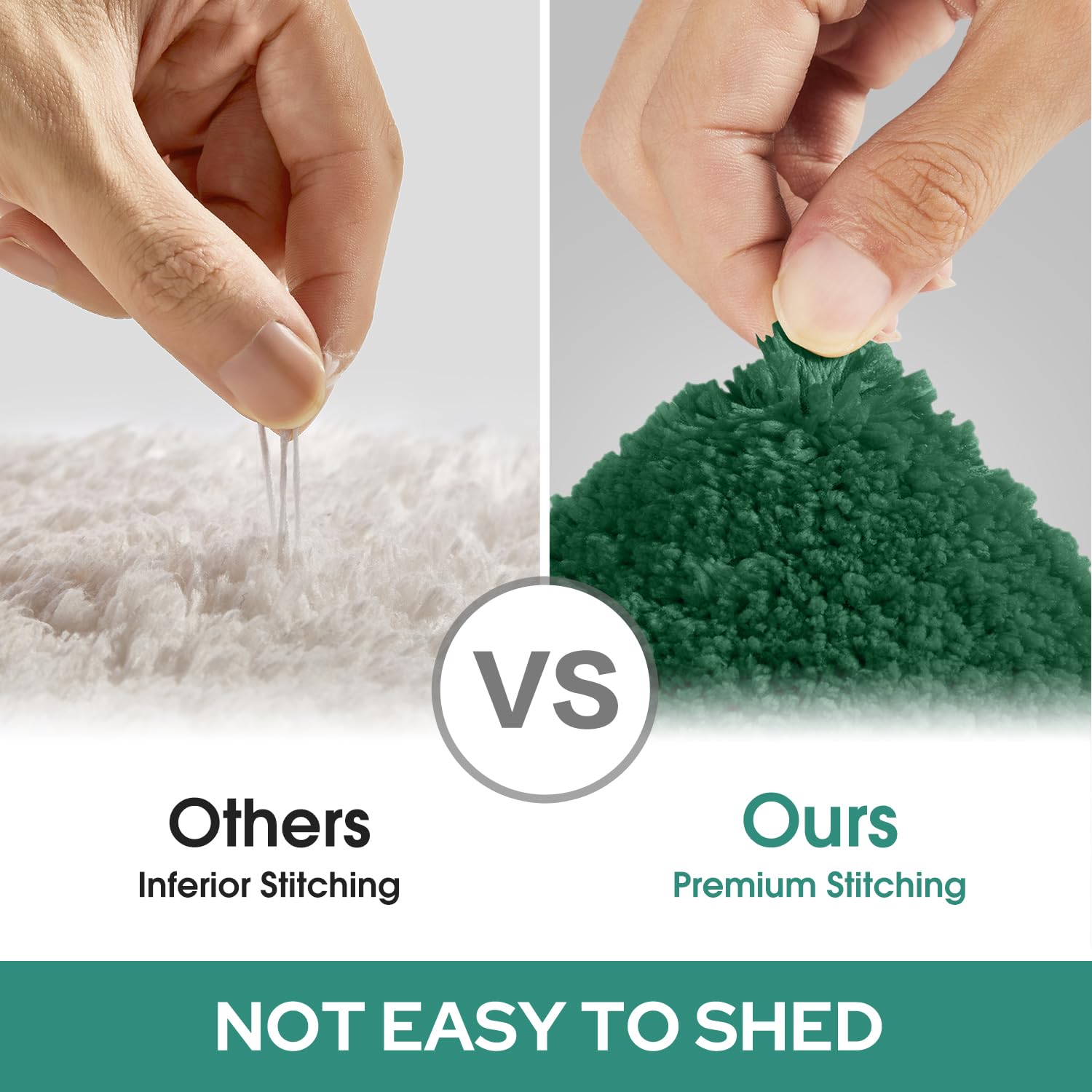 HOMEIDEAS machine washable design for easy cleaning after busy days