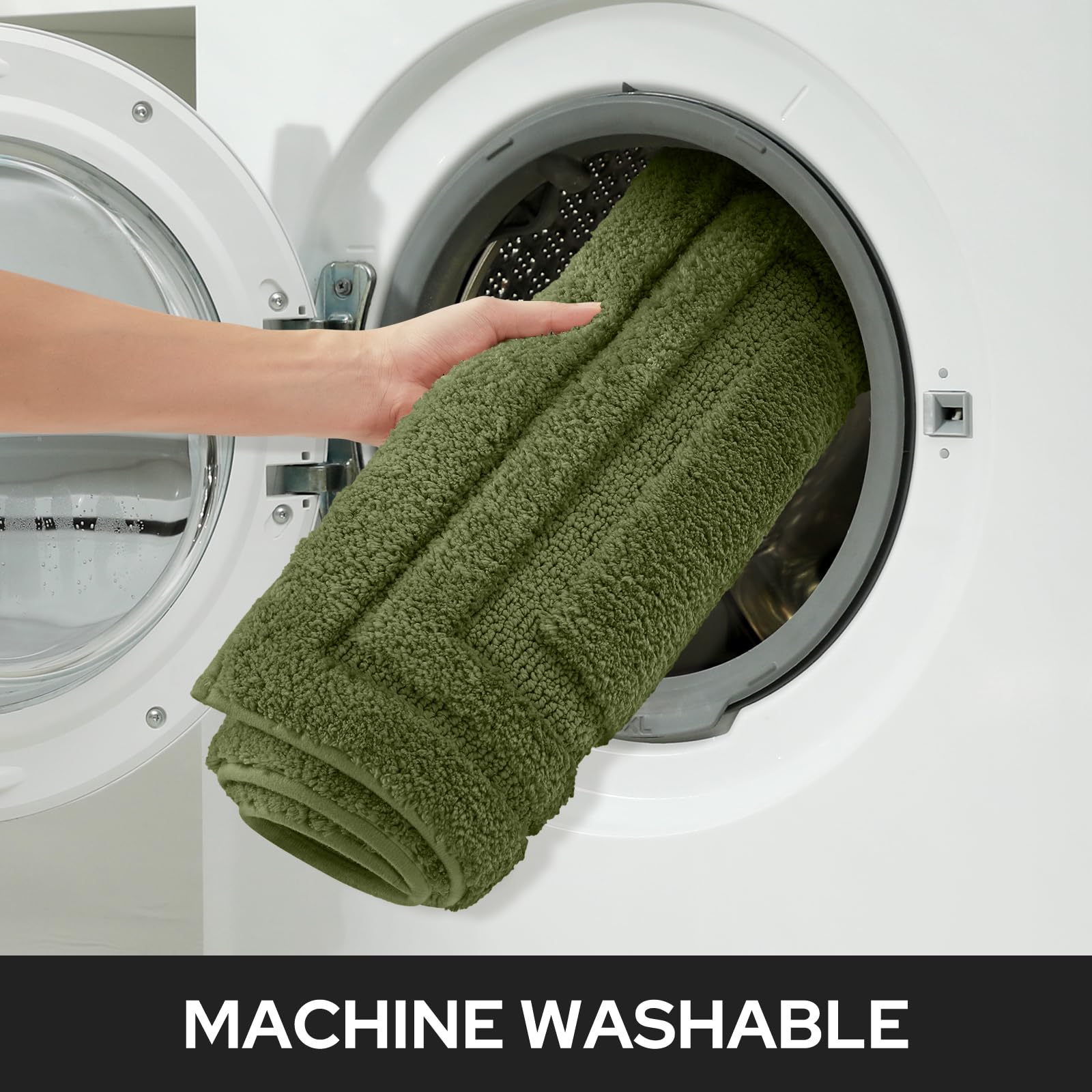 HOMEIDEAS versatile bathroom rugs suitable for bedroom, bathroom, or entryway decor.