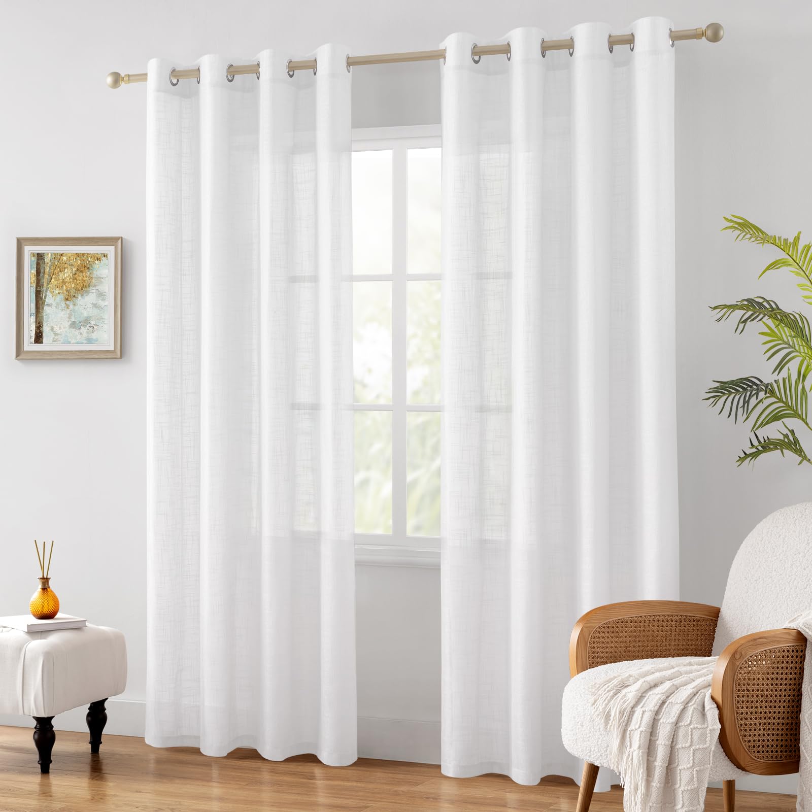 HOMEIDEAS curtain drape closeup showing graceful folds and texture