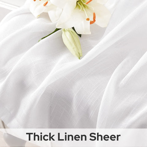 HOMEIDEAS linen textured fabric closeup highlighting weave and elegance
