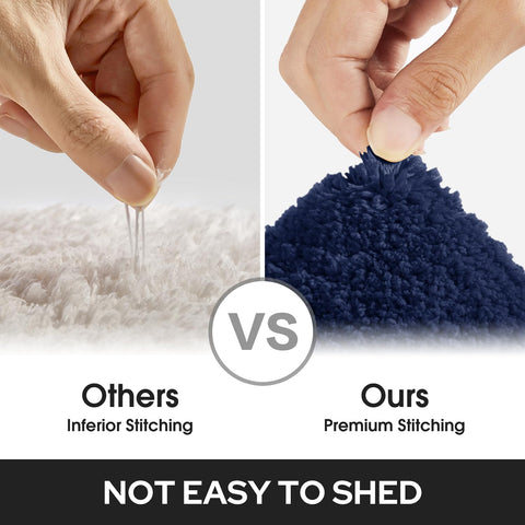 HOMEIDEAS machine-washable bath mat is easy to clean and reuse.