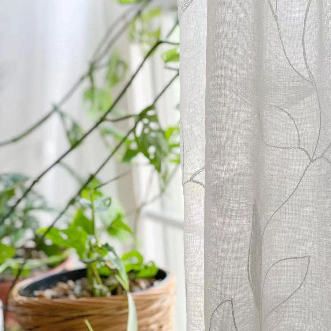 HOMEIDEAS machine washable curtains make upkeep quick and easy.