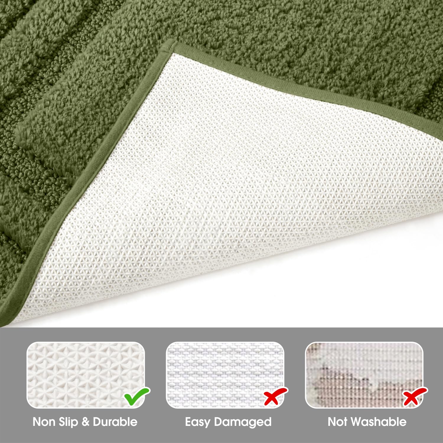 HOMEIDEAS machine-washable design makes cleaning simple and keeps colors vibrant
