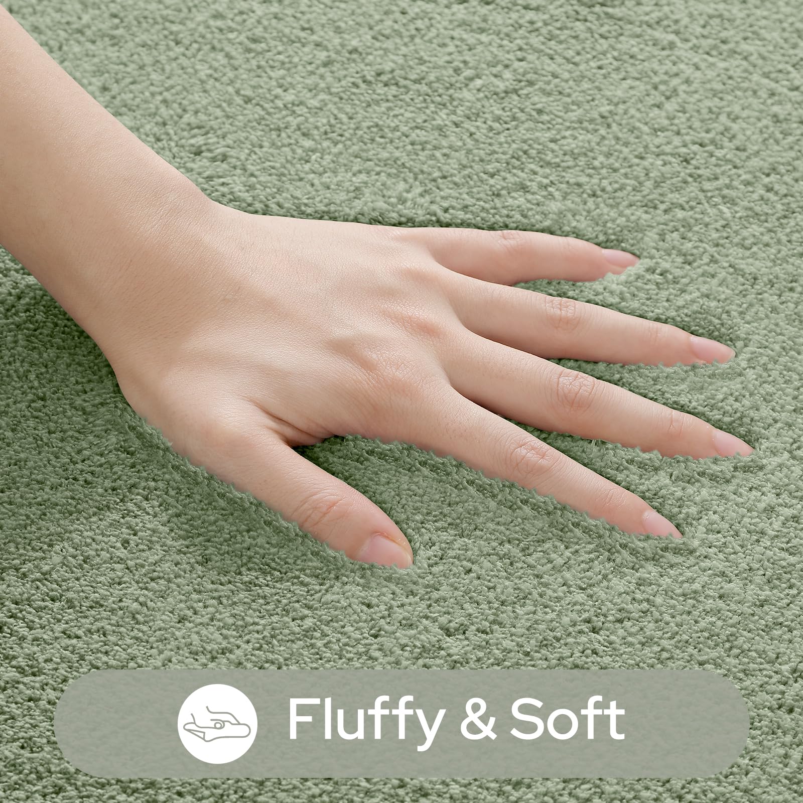 HOMEIDEAS memory foam bath mat 20x32 provides absorbent warmth after shower