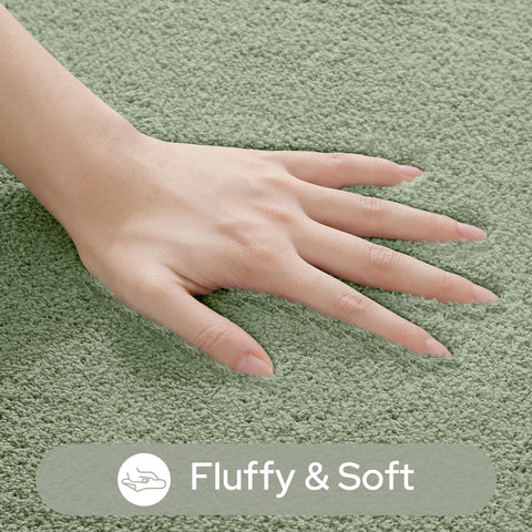 HOMEIDEAS memory foam bath mat 20x32 provides absorbent warmth after shower