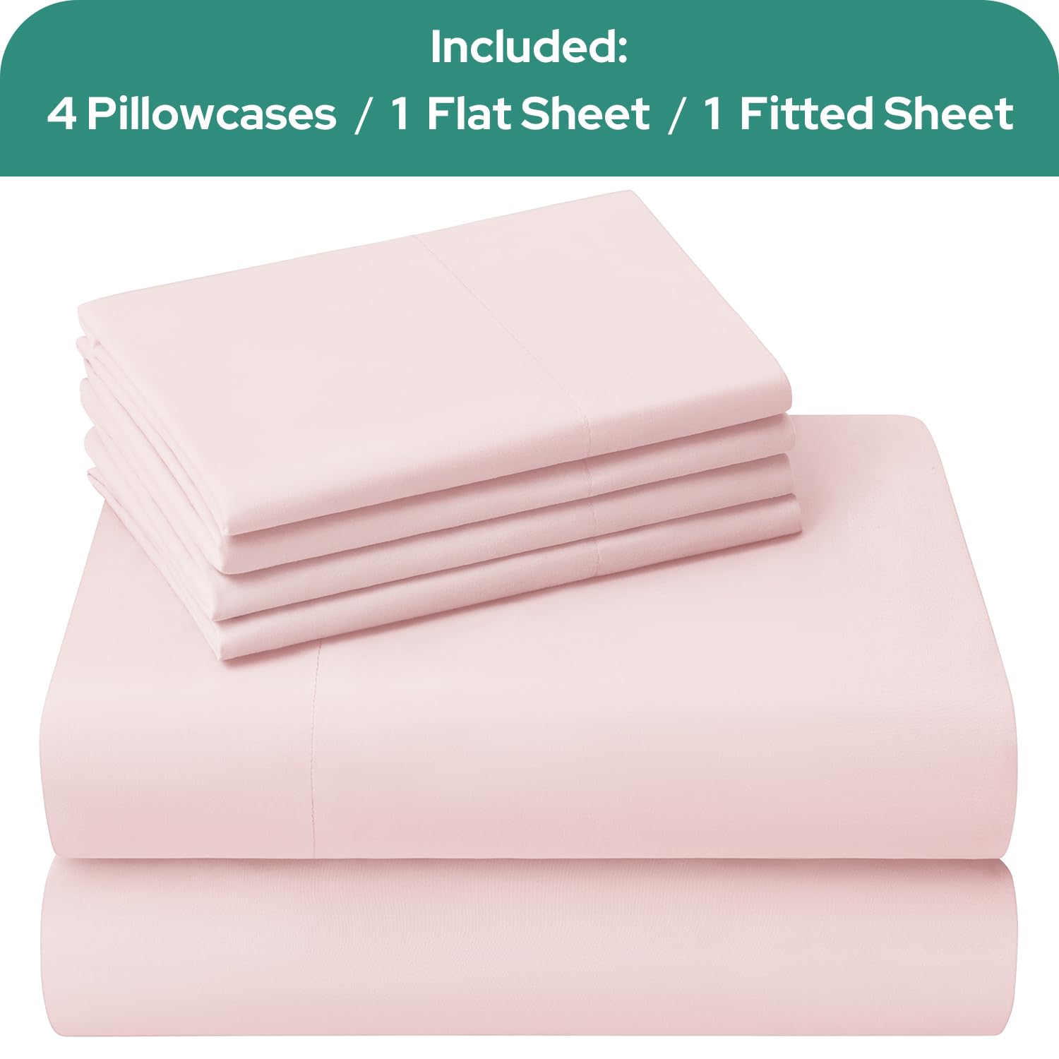 HOMEIDEAS microfiber fabric close-up shows a plush, durable weave for everyday use