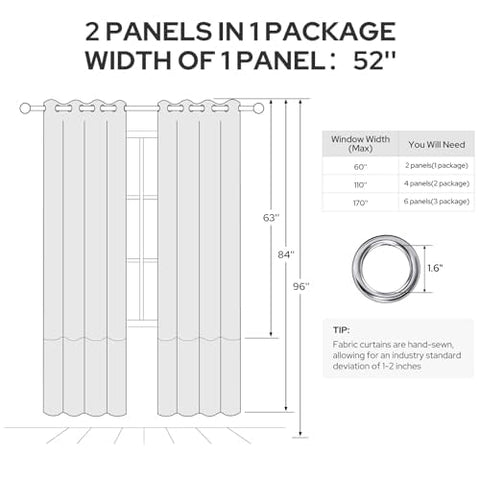 HOMEIDEAS packaged two-panel set ready for quick hanging and setup.