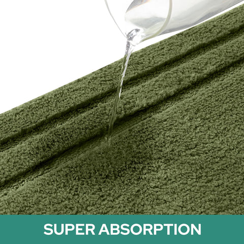 HOMEIDEAS non-slip backing keeps rug in place on smooth floors
