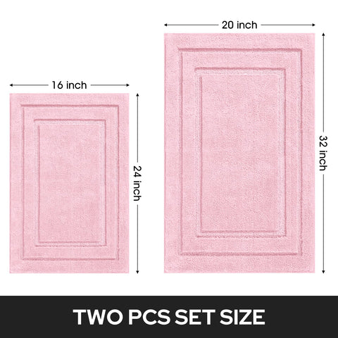HOMEIDEAS pink bath rug shown as Valentines gift idea.