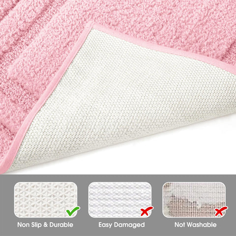 HOMEIDEAS plush microfiber close-up highlights soft feet comfort after showers.