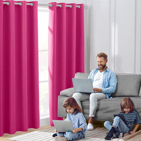 HOMEIDEAS Privacy bedroom nursery curtains offer versatile mood and light control options.