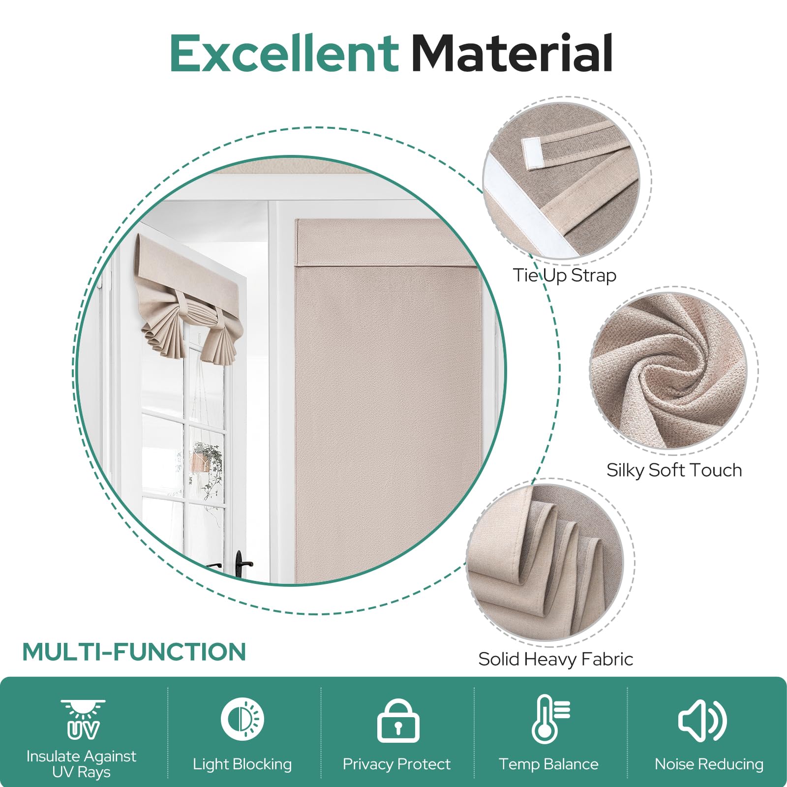 HomeIdeas privacy protection curtain ideal for nurseries and bedrooms
