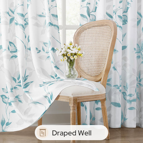 HOMEIDEAS rod-pocket design enables quick, damage-free hanging