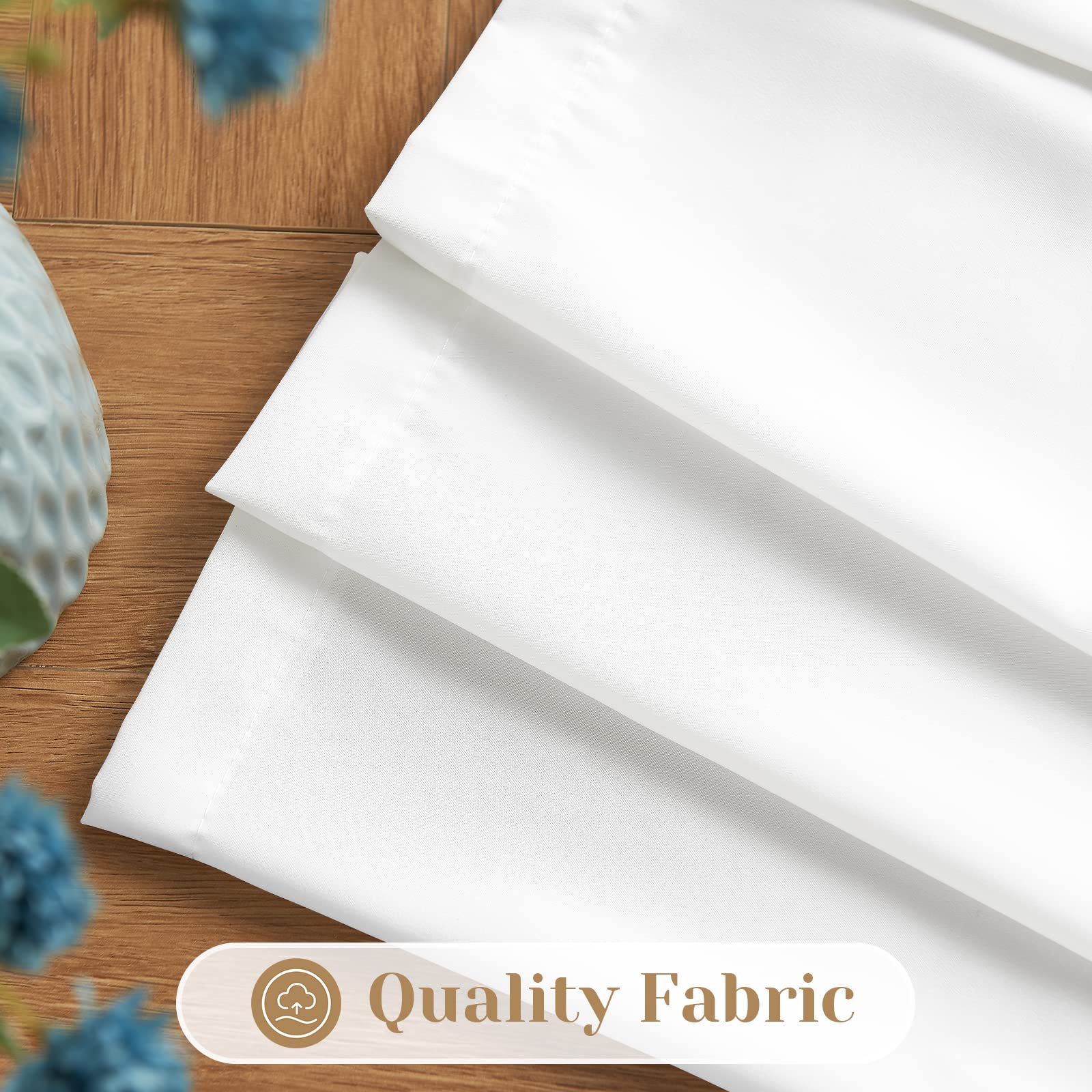 HOMEIDEAS rod-pocket design enables easy installation without rod damage.