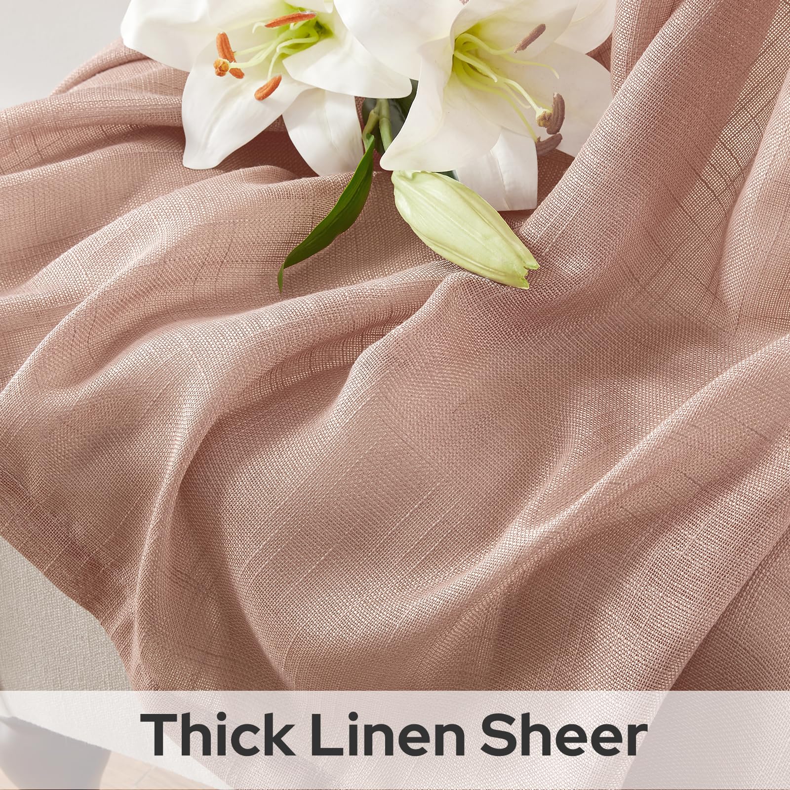 HOMEIDEAS silver grommets highlight easy hanging and renter-friendly drapery.