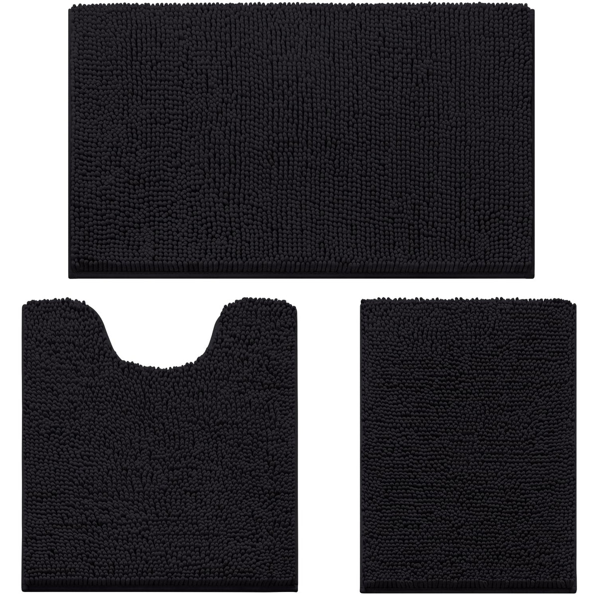 HOMEIDEAS small bath rug 17x24 adds plush comfort after a shower