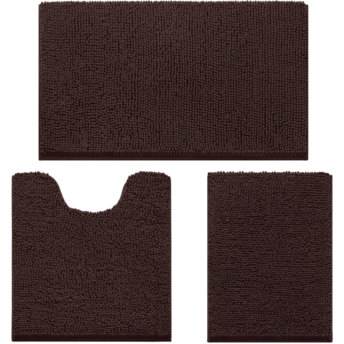 HOMEIDEAS small bath rug 17x24 with plush softness and fast moisture absorption for bathrooms.